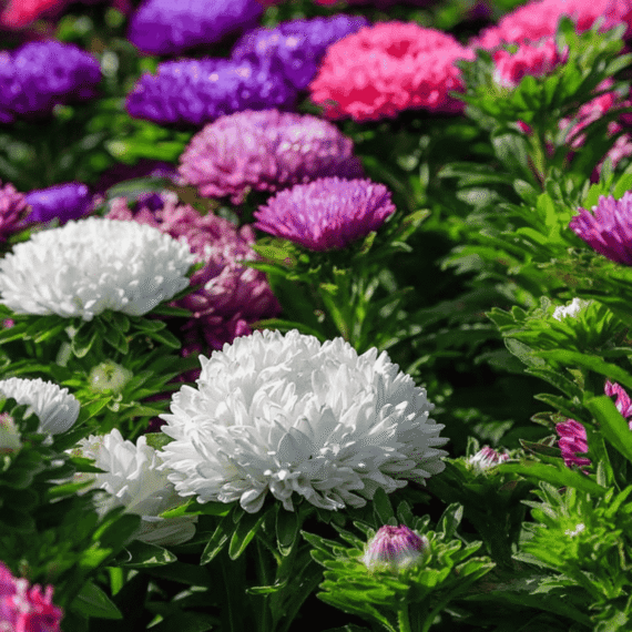 অ্যাস্টার ফুল (Aster) প্রায় ৫ গ্রাম বীজ– একটি বহুরঙা, ঝাঁকড়া এবং ঘন পাপড়িযুক্ত আকর্ষণীয় ফুল। 🌸 রঙিন ও মনোমুগ্ধকর এবং দীর্ঘস্থায়ীতার জন্য জনপ্রিয়। - Image 2