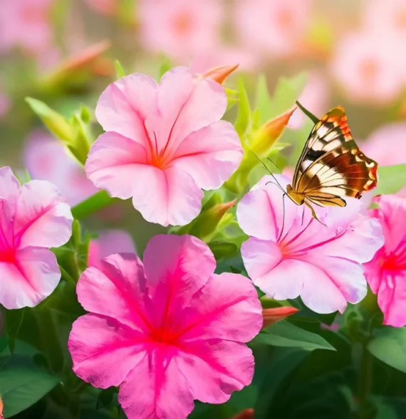 🌼 Mirabilis Jalapa (Four O'Clock Flower) প্রায় ৪০ টি বীজ – প্রিমিয়াম কালারফুল মিক্স🌼 বিকেলের দিকে ফুটে, রাতভর সৌরভ ছড়ায়🌼 দাগযুক্ত বা রঙ মেশানো পাপড়ি🌸 রঙিন ও দৃষ্টিনন্দন ফুল সকলকে আকর্ষণ করে। - Image 2