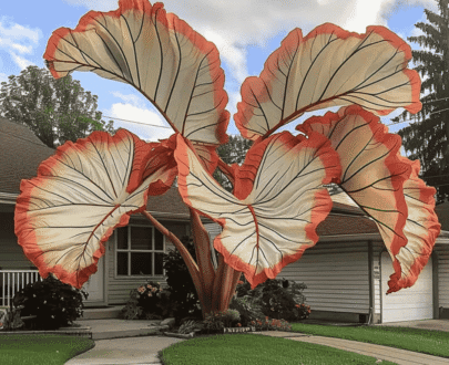 Rare Yellow Ornamental Foliage Caladium Seeds